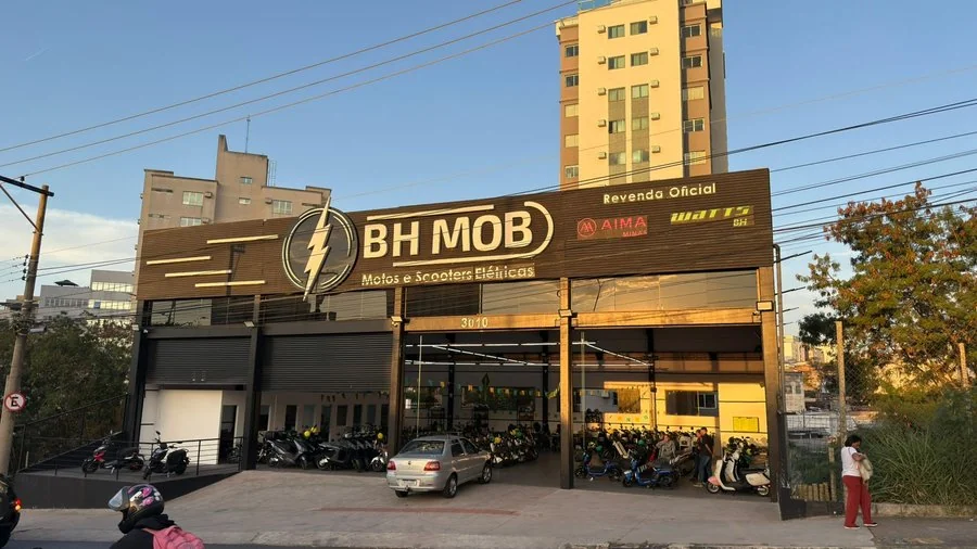 Fachada da loja BH MOB